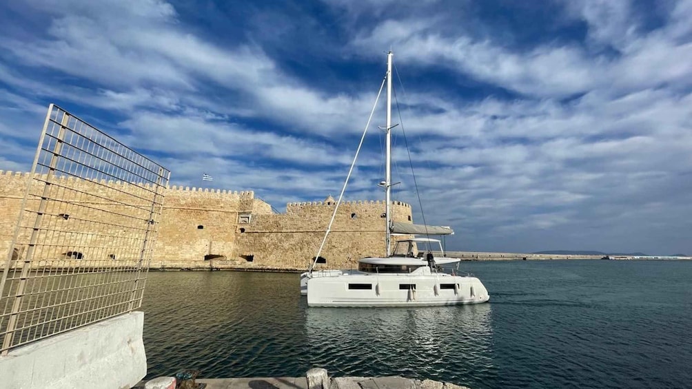 Heraklion: Dia Island Catamaran Cruise with Wine Tasting 1