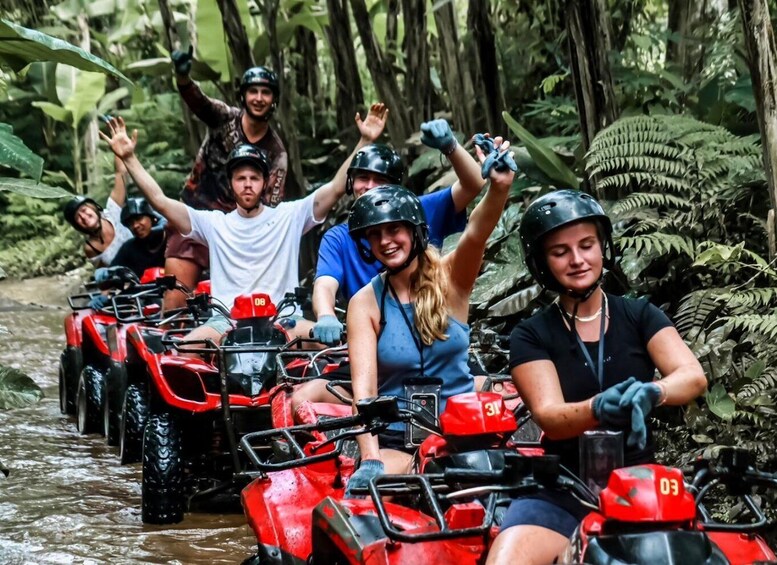 Picture 2 for Activity Bali Adrenaline & Soul: ATV Adventure+Melukat Purification 2