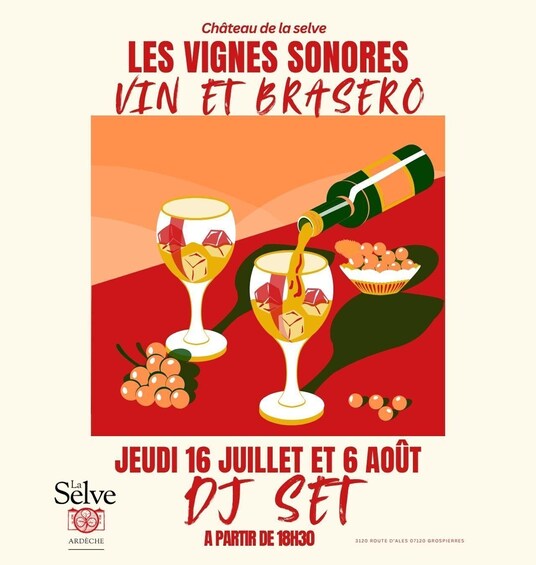 Ardèche: The sound vines at La Selve 1