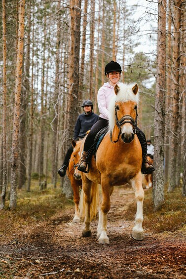 Äkäslompolo: Horseback Ride To Wilderness Hut 1