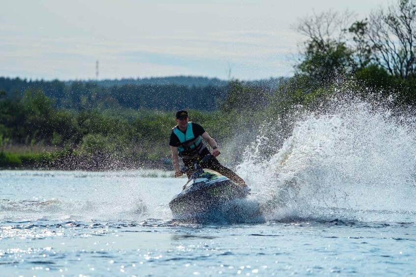 Picture 1 for Activity Rovaniemi: 1 Hour Jet Ski River Safari with Photos 2