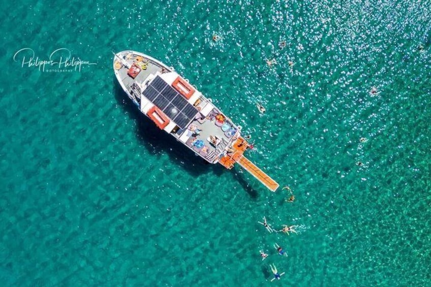 Rhodes South East Coast Swimming Cruise with Pick-Up and Lunch 1