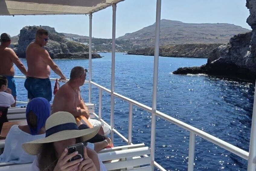 Rhodes South East Coast Swimming Cruise with Pick-Up and Lunch 5