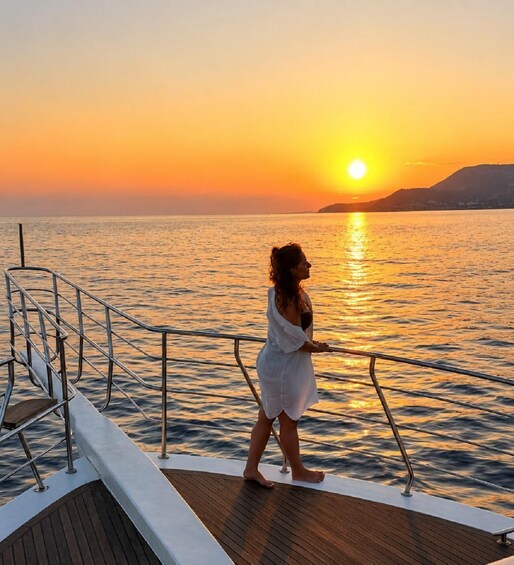 Picture 2 for Activity Alanya: Relax Sunset Cruise with Dinner & Swimming 3