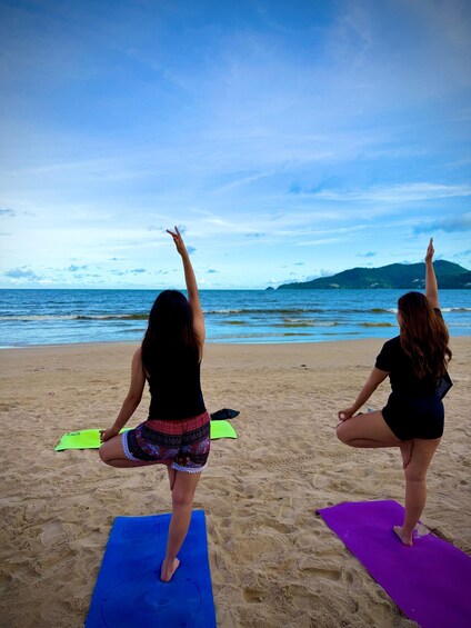 Picture 33 for Activity Phuket: Patong Beach Sunrise Yoga, Breathwork & Meditation 3