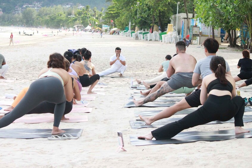 Picture 24 for Activity Phuket: Patong Beach Sunrise Yoga, Breathwork & Meditation 5