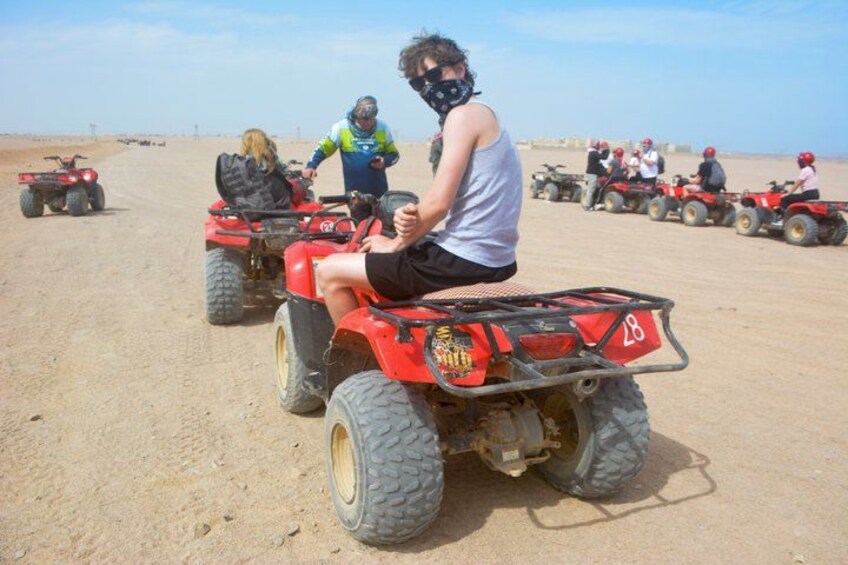 Hurghada: Desert Adventure Quads, Jeep, Camel Ride, Dinner & Show 4