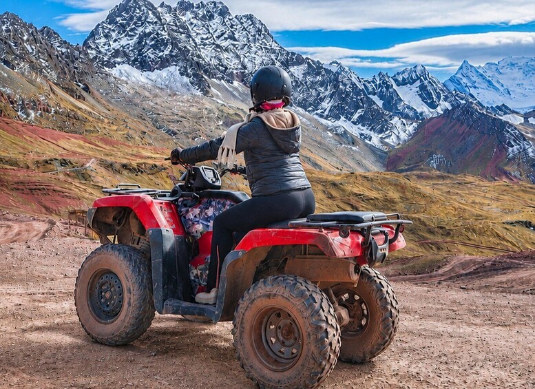 Picture 5 for Activity From Cusco: Rainbow Mountain ATV Tour with Breakfast & Lunch 3