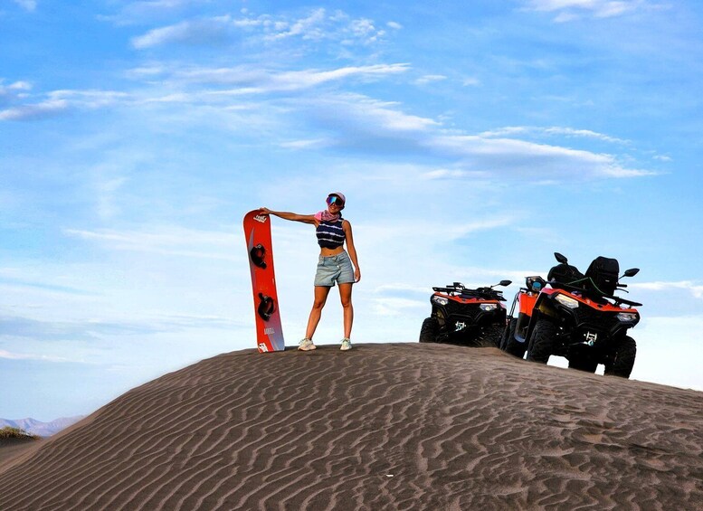 La Paz: ATV quad + sandboarding on the Mogote dunes 1