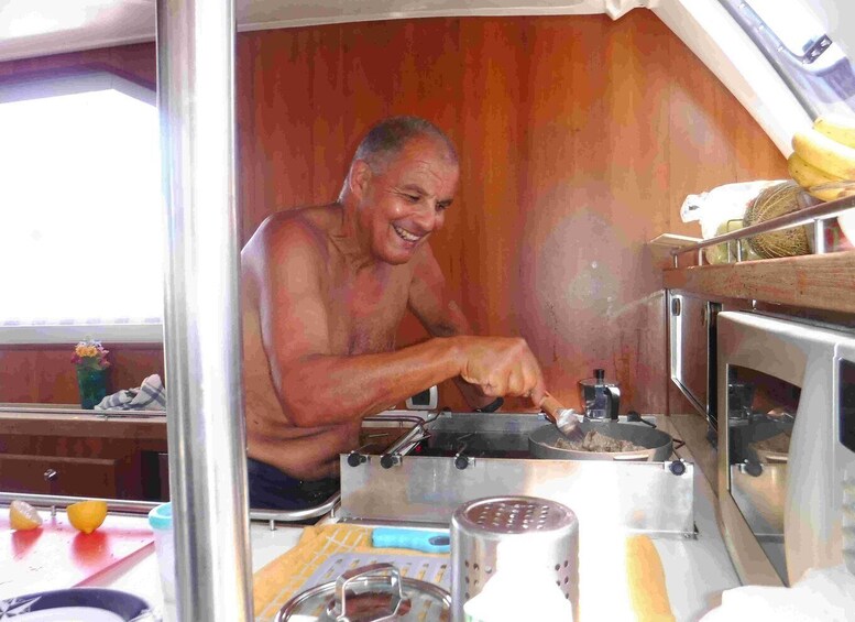 Picture 12 for Activity Cannigione to La Maddalena & Budelli: Performance Catamaran 4