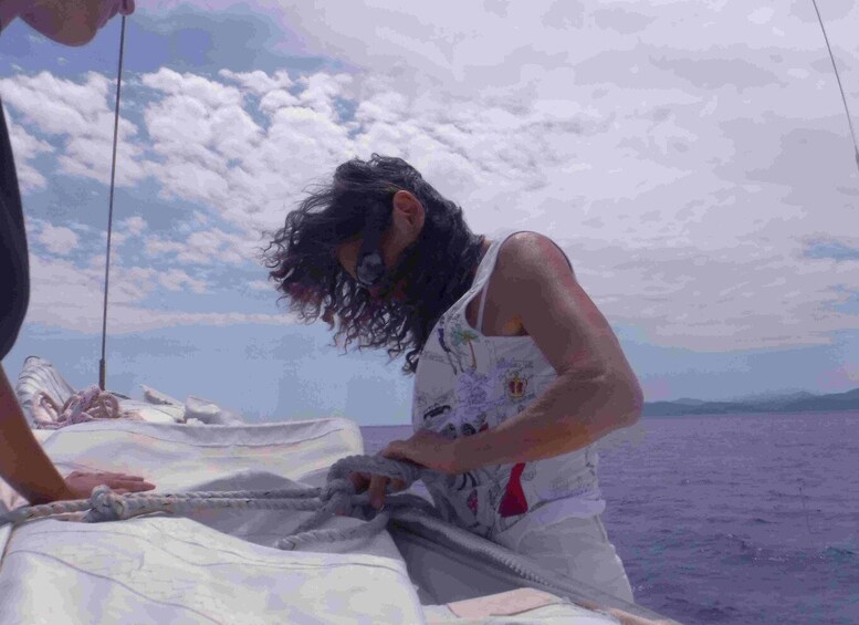 Picture 5 for Activity Cannigione to La Maddalena & Budelli: Performance Catamaran 2