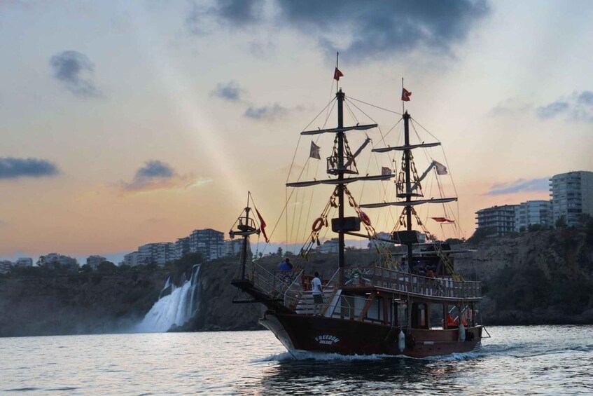 Picture 9 for Activity Antalya: Sunset Cruise with Waterfalls, Dinner & Drinks 5