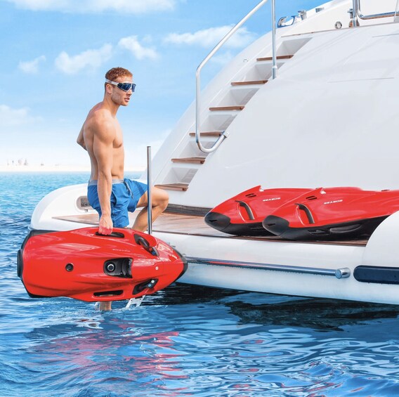 Picture 2 for Activity St. Thomas: Seabob Ocean Scooter Rental at Sapphire Beach 2