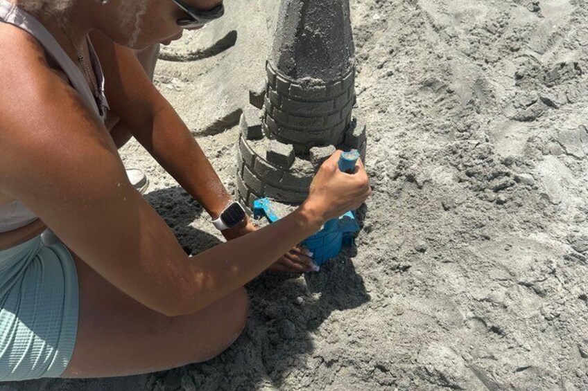 Sand Castle Building Lessons in Myrtle Beach 4