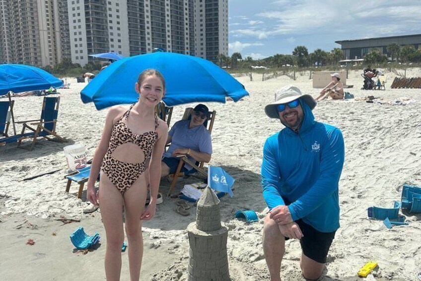 Sand Castle Building Lessons in Myrtle Beach 5