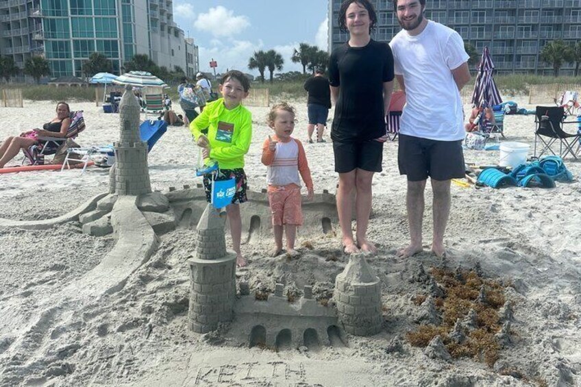 Sand Castle Building Lessons in Myrtle Beach 3