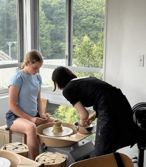 Picture 2 for Activity Tokyo Harajuku: Pottery Class with Japanese Matcha tasting 5
