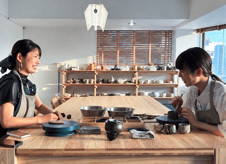 Picture 5 for Activity Tokyo Harajuku: Pottery Class with Japanese Matcha tasting 4