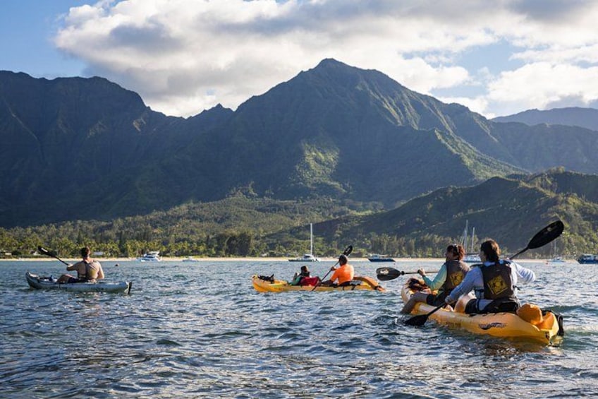 Hanalei River Paddle and Bay Snorkel Tour with Lunch Included 4