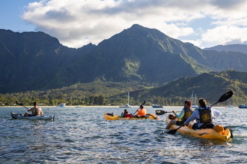 Hanalei River Paddle and Bay Snorkel Tour with Lunch Included 3