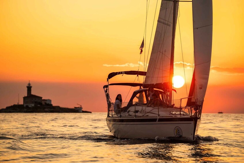 Picture 3 for Activity Rovinj: Half-Day Sailing Experience with Swimming & SUP 5