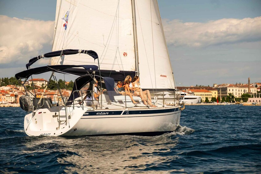 Picture 1 for Activity Rovinj: Half-Day Morning Sailing Experience with Swimming 4