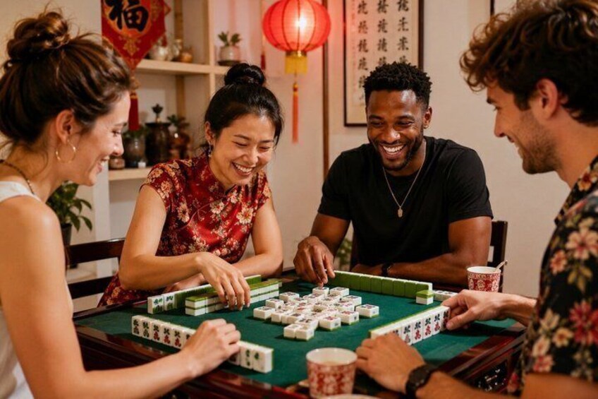 Experience Singapore Chinese Mahjong and Tea with a Local Host 2