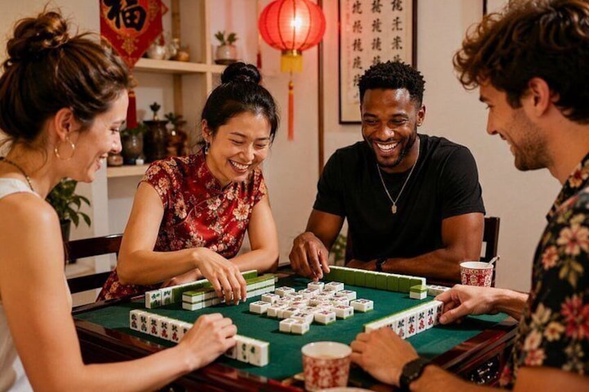 Experience Singapore Chinese Mahjong and Tea with a Local Host 2