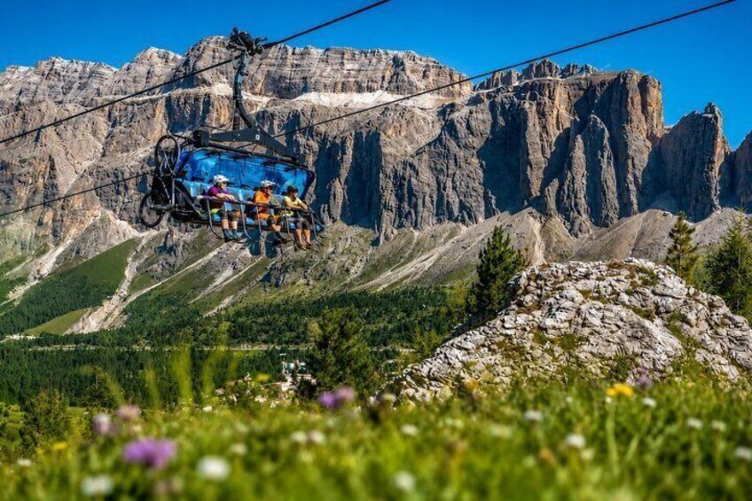 Sellaronda tour of the four steps ebike tour 2