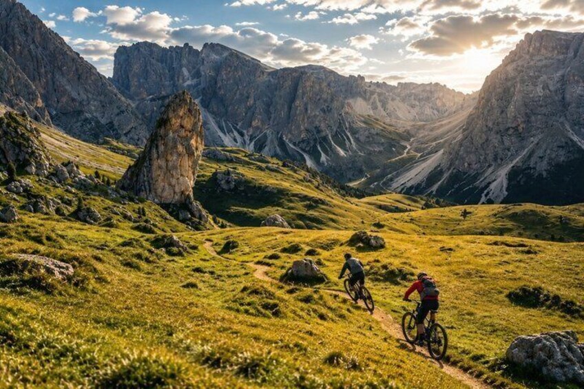 Sellaronda tour of the four steps ebike tour 1