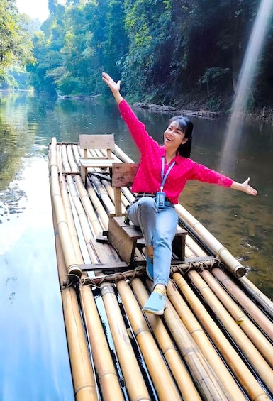 Picture 17 for Activity Khao Lak : Khao sok bamboo raft,viewpoint,Monkey Cave Temple 2