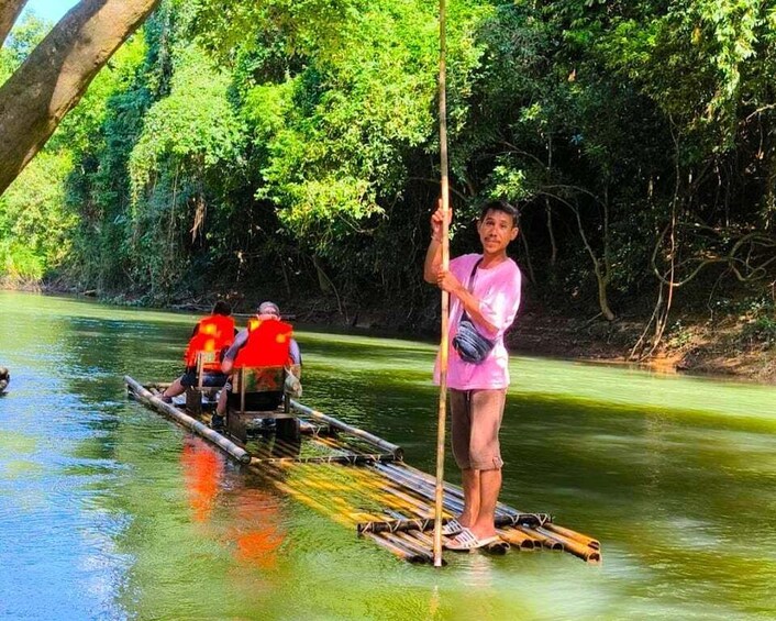 Picture 17 for Activity Khao Lak : Khao sok bamboo raft,viewpoint,Monkey Cave Temple 5