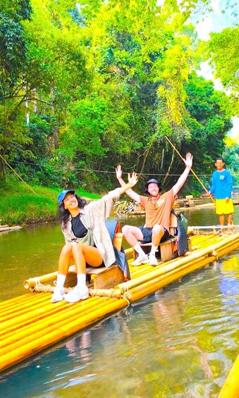Picture 2 for Activity Khao Lak : Khao sok bamboo raft,viewpoint,Monkey Cave Temple 1