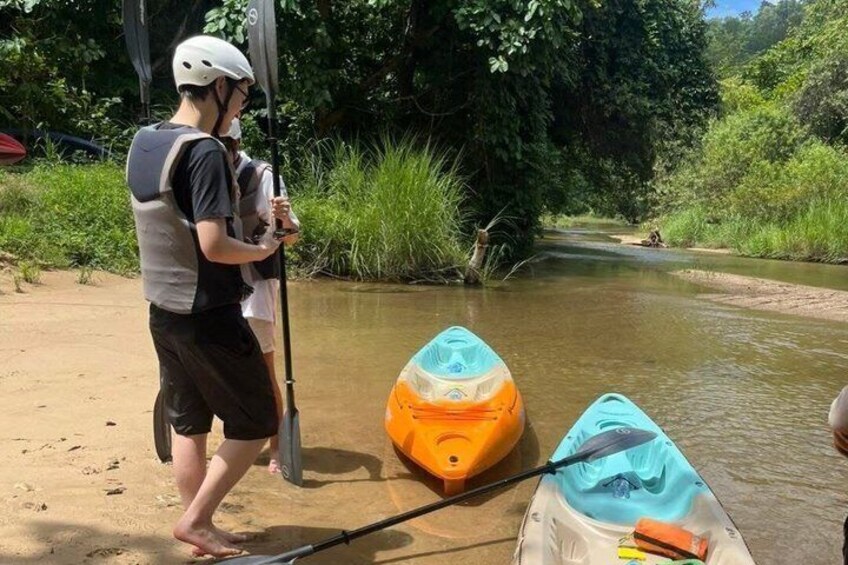 Scenic 9 km Kwai Noi River Kayaking Tour in Kanchanaburi 3