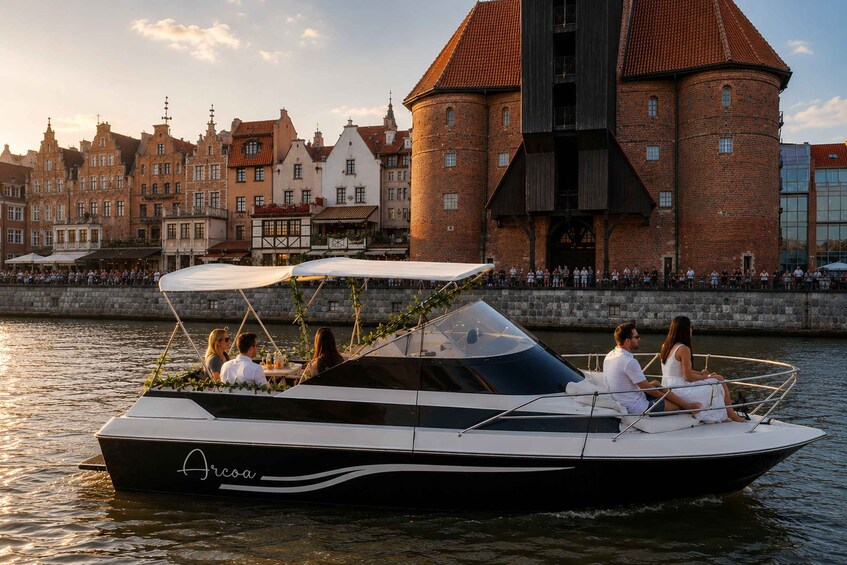 Picture 1 for Activity Gdańsk: Prosecco Boat Cruise with Drinks and Music 3