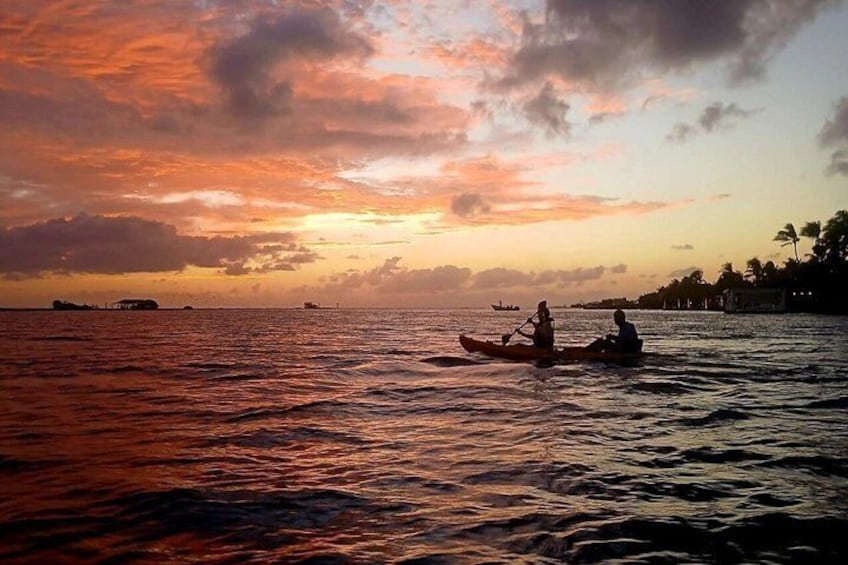 Sunset Sea Glass Island Kayak Tour Aruba 1