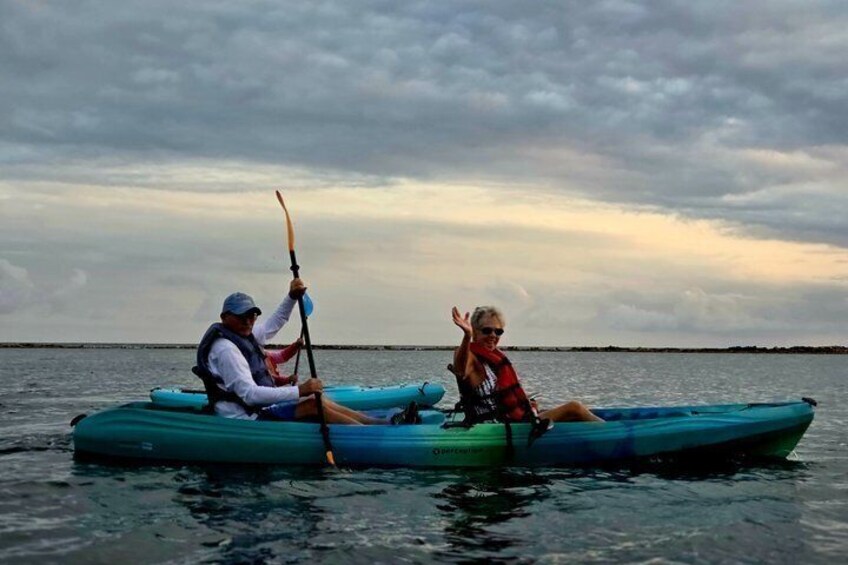 Sunset Sea Glass Island Kayak Tour Aruba 1