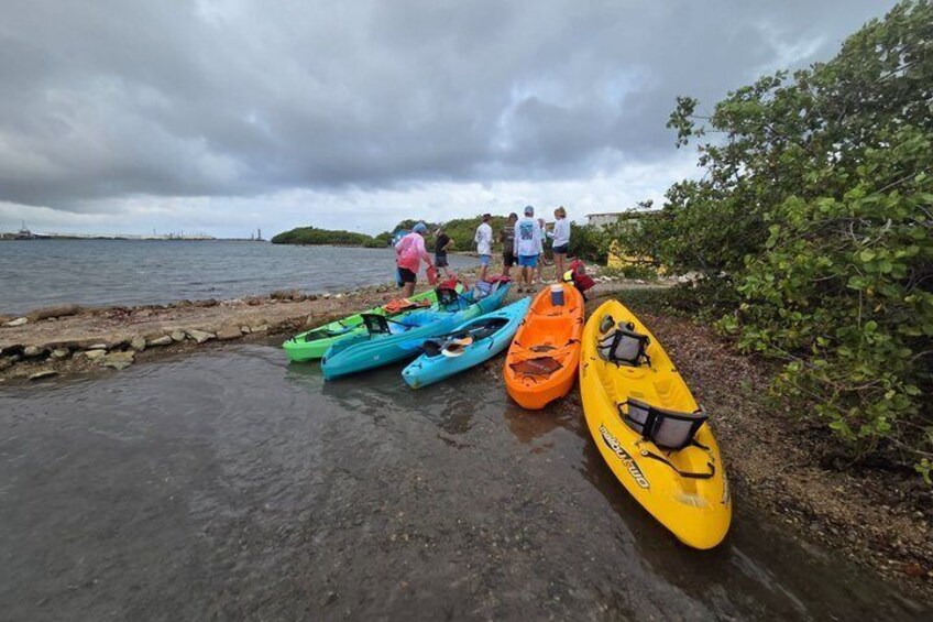 Sunset Sea Glass Island Kayak Tour Aruba 3