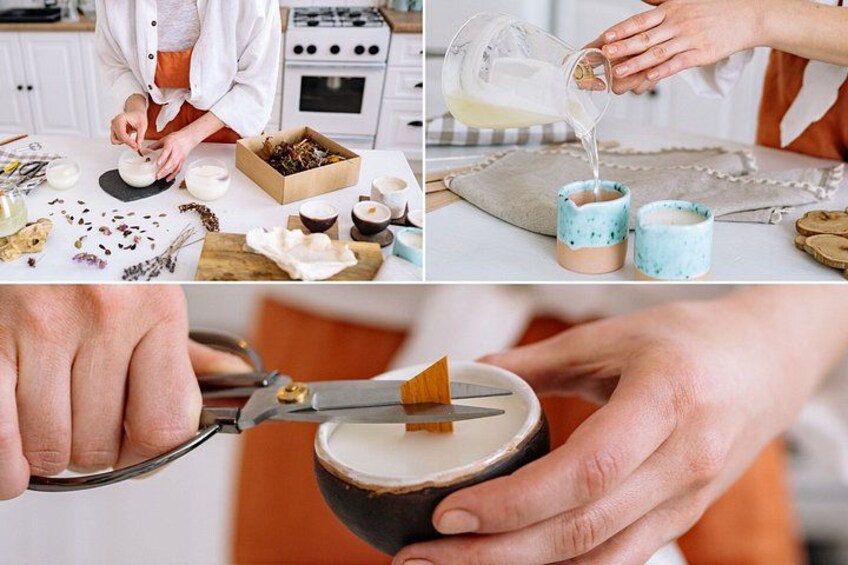 DIY Candle Making Class at a Local Brewery in Charleston 1
