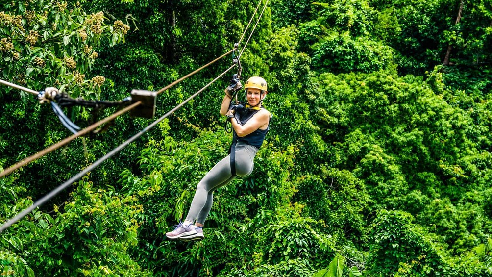 Picture 5 for Activity Ko Samui: Tree Bridge Jungle Zipline and Waterfall Adventure 3