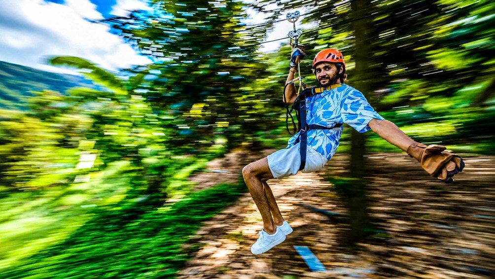Picture 10 for Activity Ko Samui: Tree Bridge Jungle Zipline and Waterfall Adventure 1