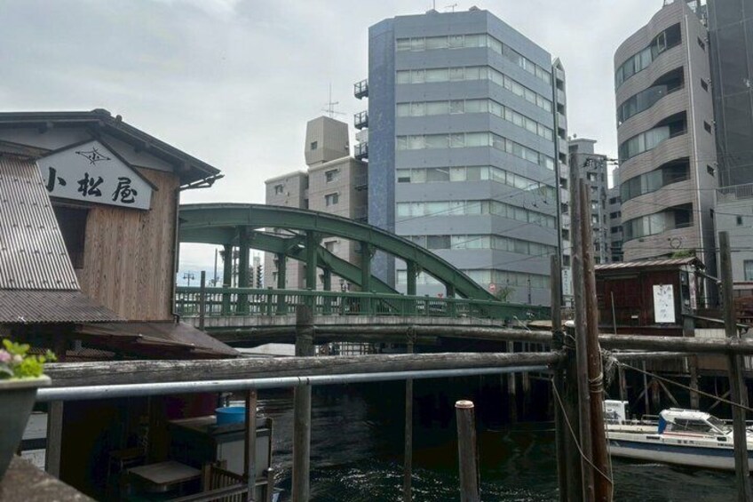 Tokyo E bike Tour History of Geisha Tsukiji 4