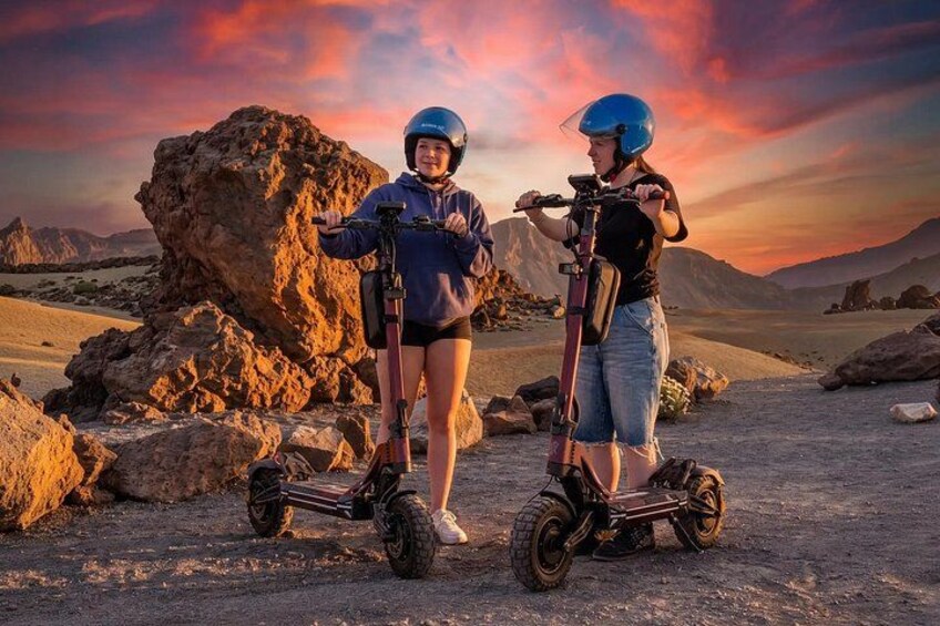 Off Road Electric Scooter Tour at Sunset with Cava 5