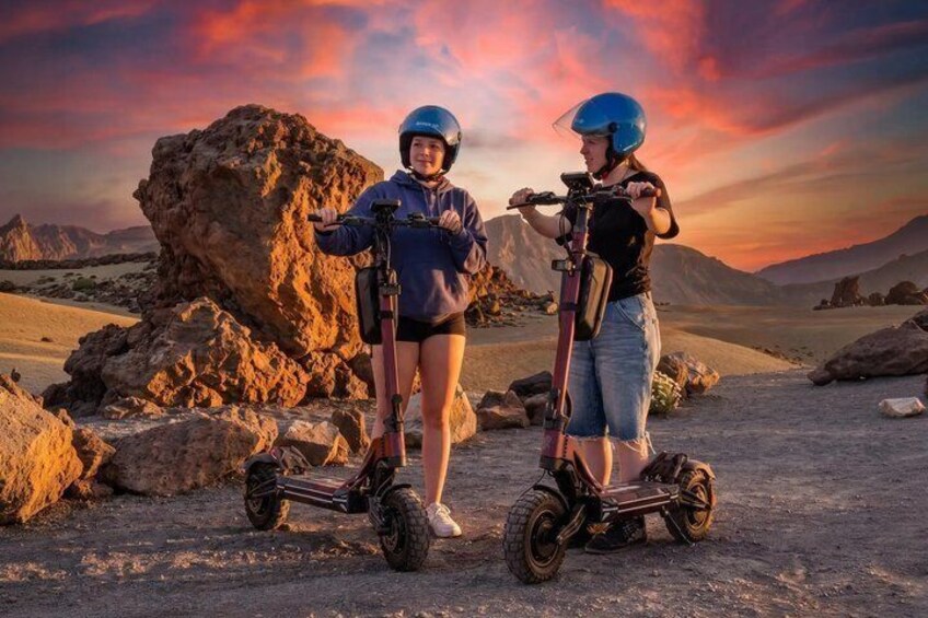 Off Road Electric Scooter Tour at Sunset with Cava 5