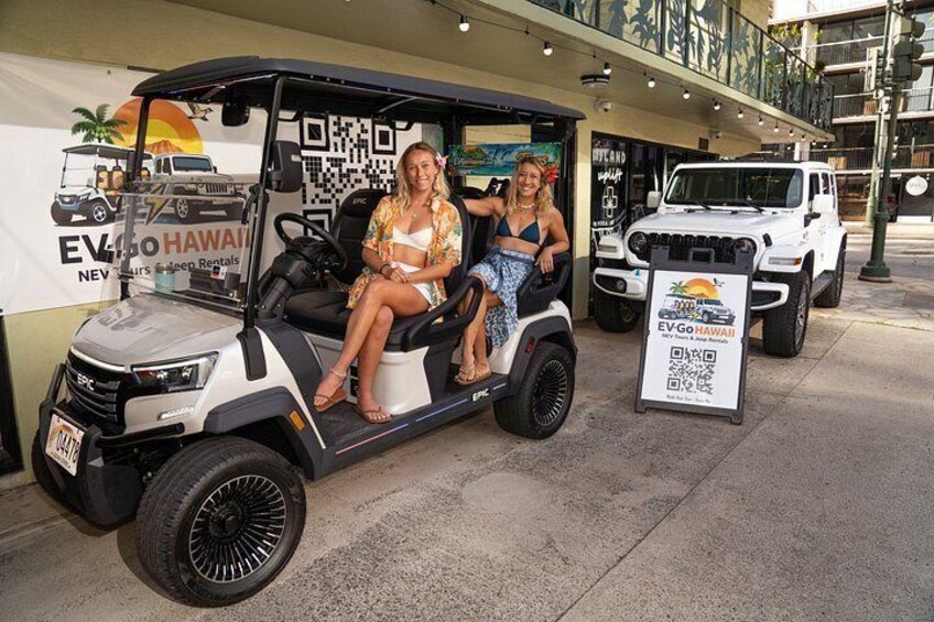 Waikīkī to Kahala Beach Open-Air Coastal EV Adventure 4