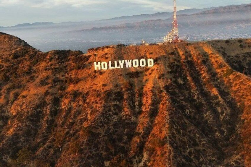 Discovery Helicopter Over Hollywood and Santa Monica Coastline 2