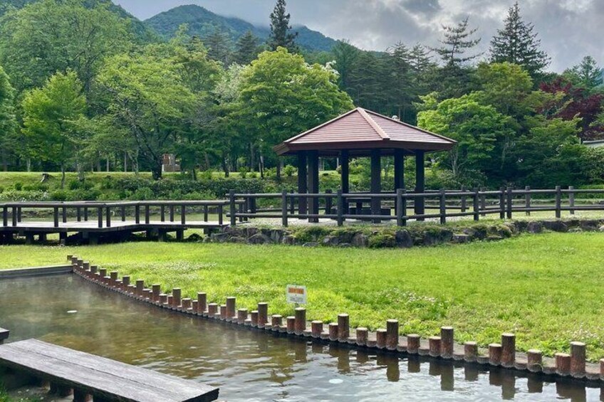 1 Day Tour Hiking to Happo-ike Pond and Hot Springs in Hakuba 2