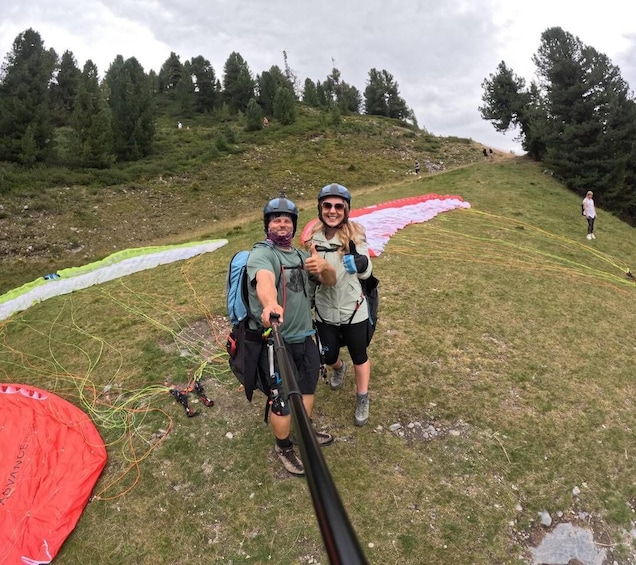 Picture 2 for Activity Brixen/Plose: Tandem paragliding flight through the mountains for young and old 4
