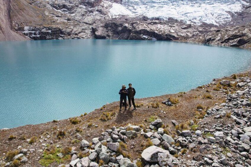 turquoise lagoon and glaciers of ausangate cusco 2