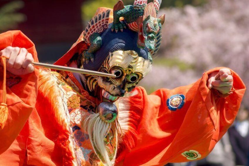 Gagaku performance by National Theatre in Oji Tokyo 1